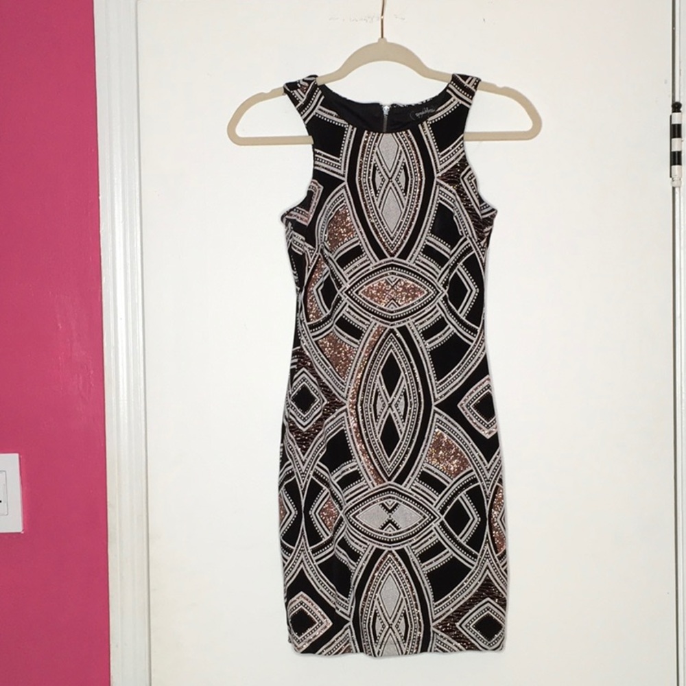 Macy’s | Fitted Sparkly Dress